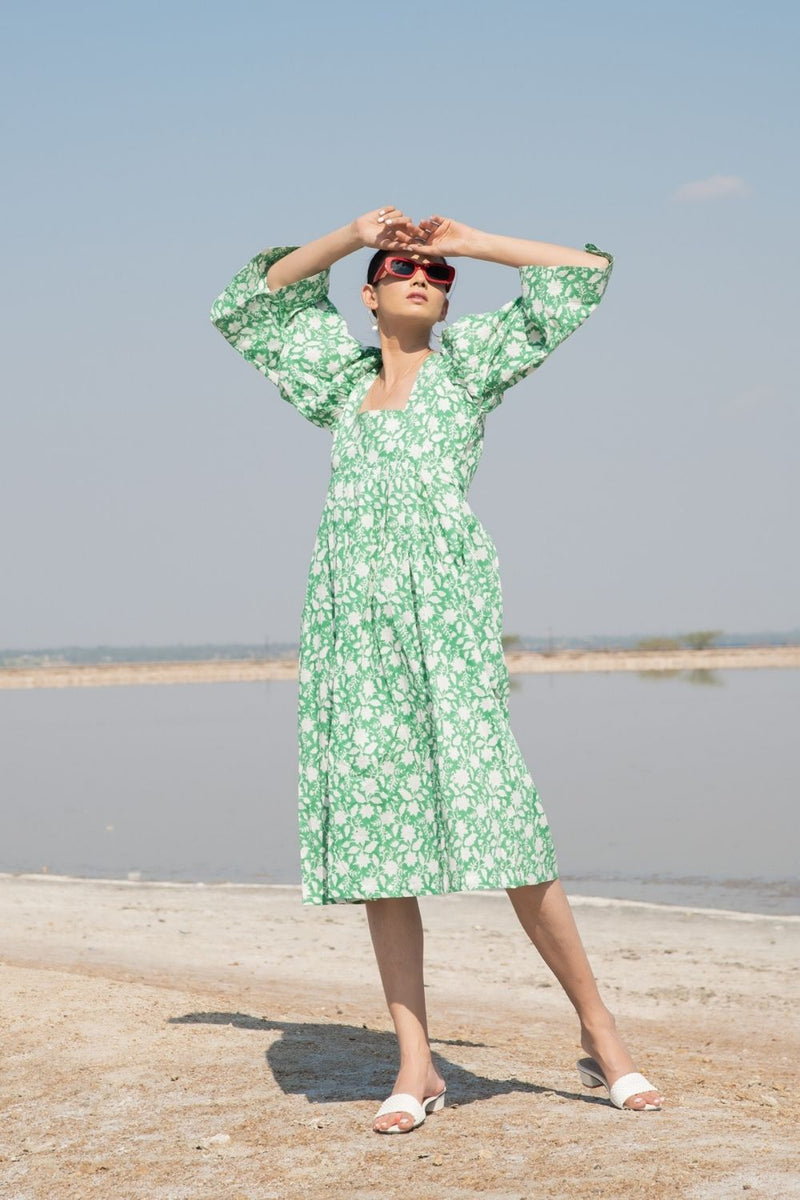 Green Basille Victoria Dress Top & Tunics,Dress by Marche for women Worldwide