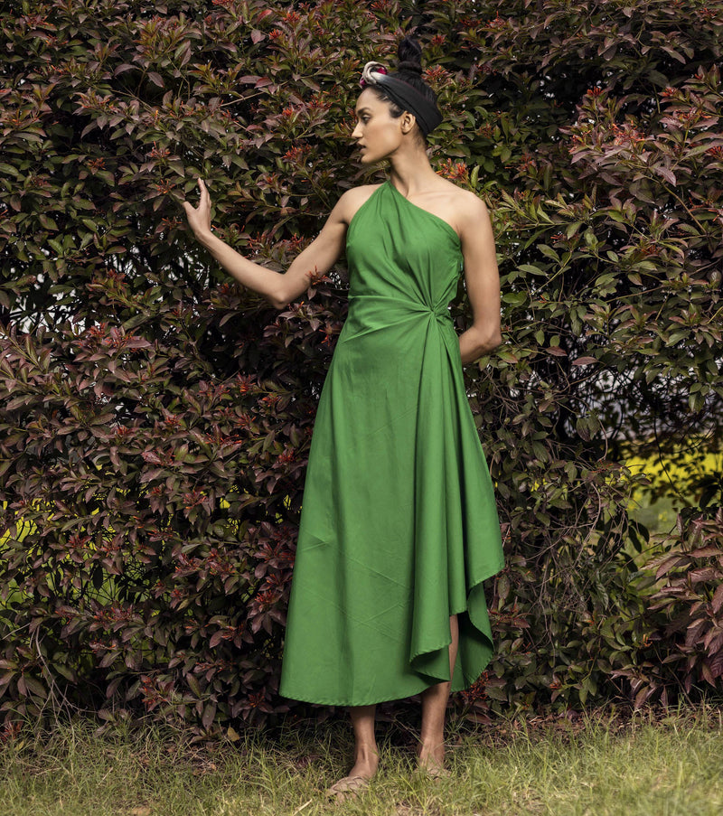 Green Pastures Dress by Khara Kapas for women Worldwide