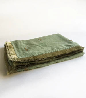 Saba Dupatta Dupattas by Khara Kapas in green for women Worldwide
