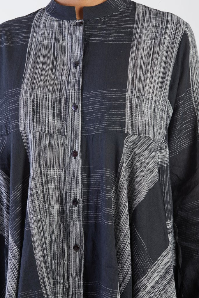 Handwoven Ikat Flare Top by Akaaro for women Worldwide