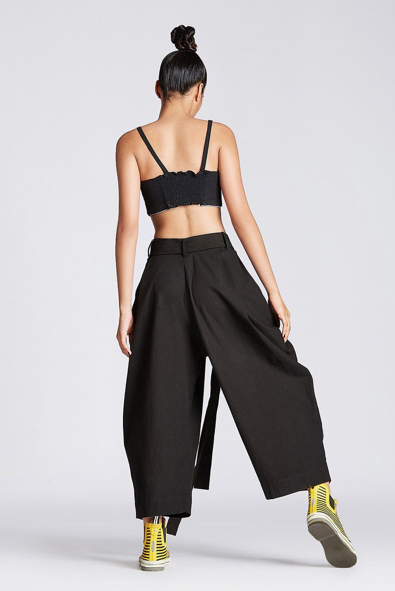 Harper Trousers by Chola in black color for women Worldwide