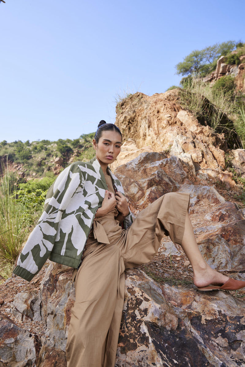 Haze beneath Bomber Jacket Jackets & Overlays by Khara Kapas for women Worldwide