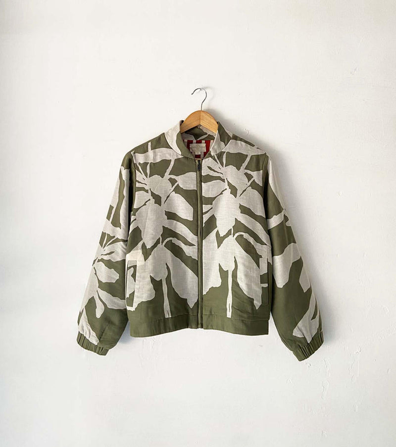 Haze beneath Bomber Jacket Jackets & Overlays by Khara Kapas for women Worldwide