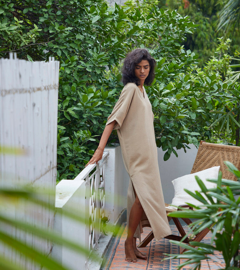 Hazel Kaftan Lounge Wear by Khara Kapas for women Worldwide