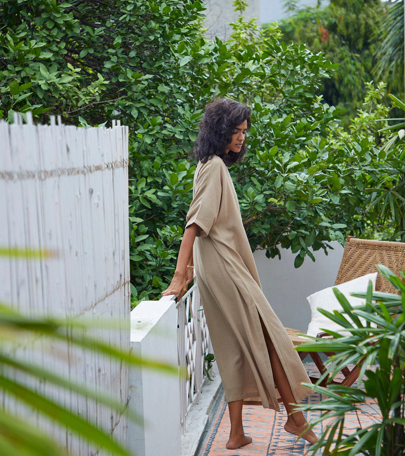 Hazel Kaftan Lounge Wear by Khara Kapas for women Worldwide