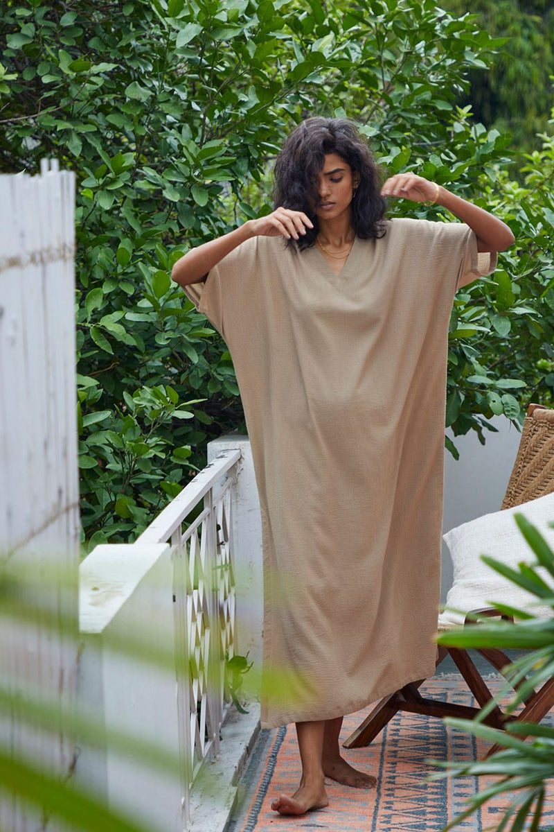 Hazel Kaftan Lounge Wear by Khara Kapas for women Worldwide