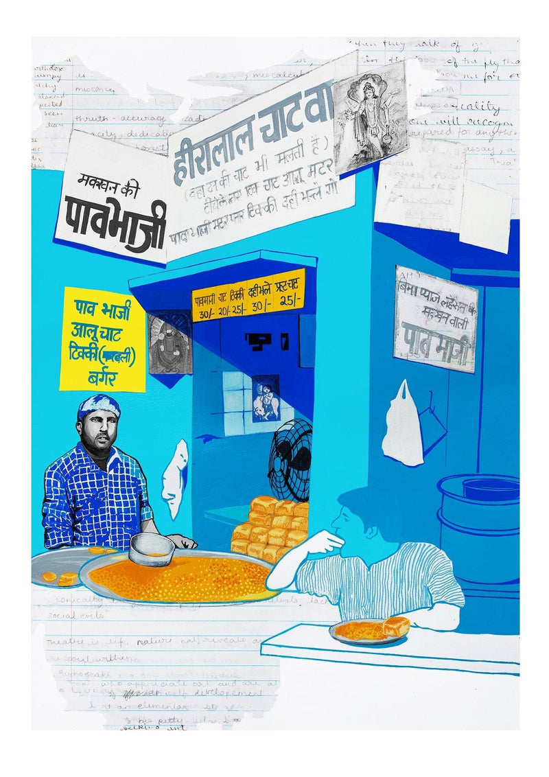 Heeralal Pav Bhaji Print Art Zoya Chaudhary 