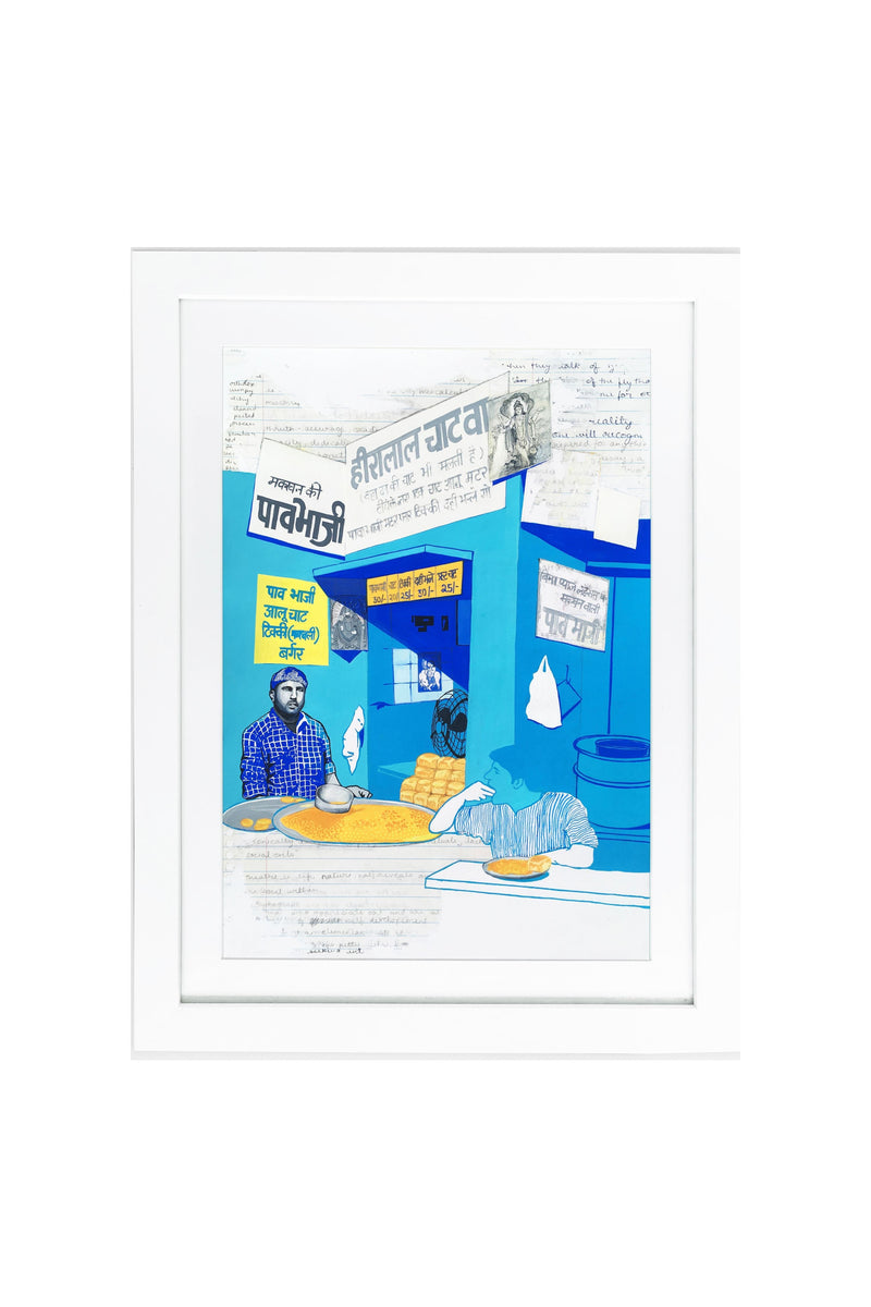 Heeralal Pav Bhaji Print Art Zoya Chaudhary 