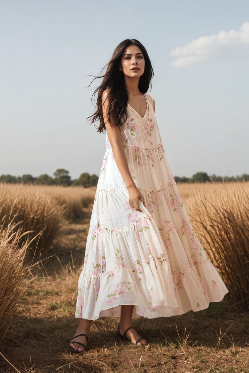 Bougainvillea Maxi Dress