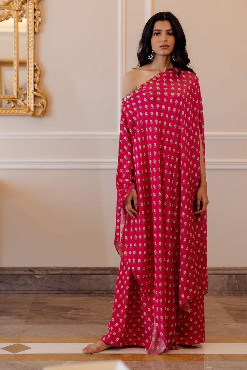 Lela Co-Ord Set viscose cotton silk indo-western by Paulmi & Harsh in pink for women Worldwide
