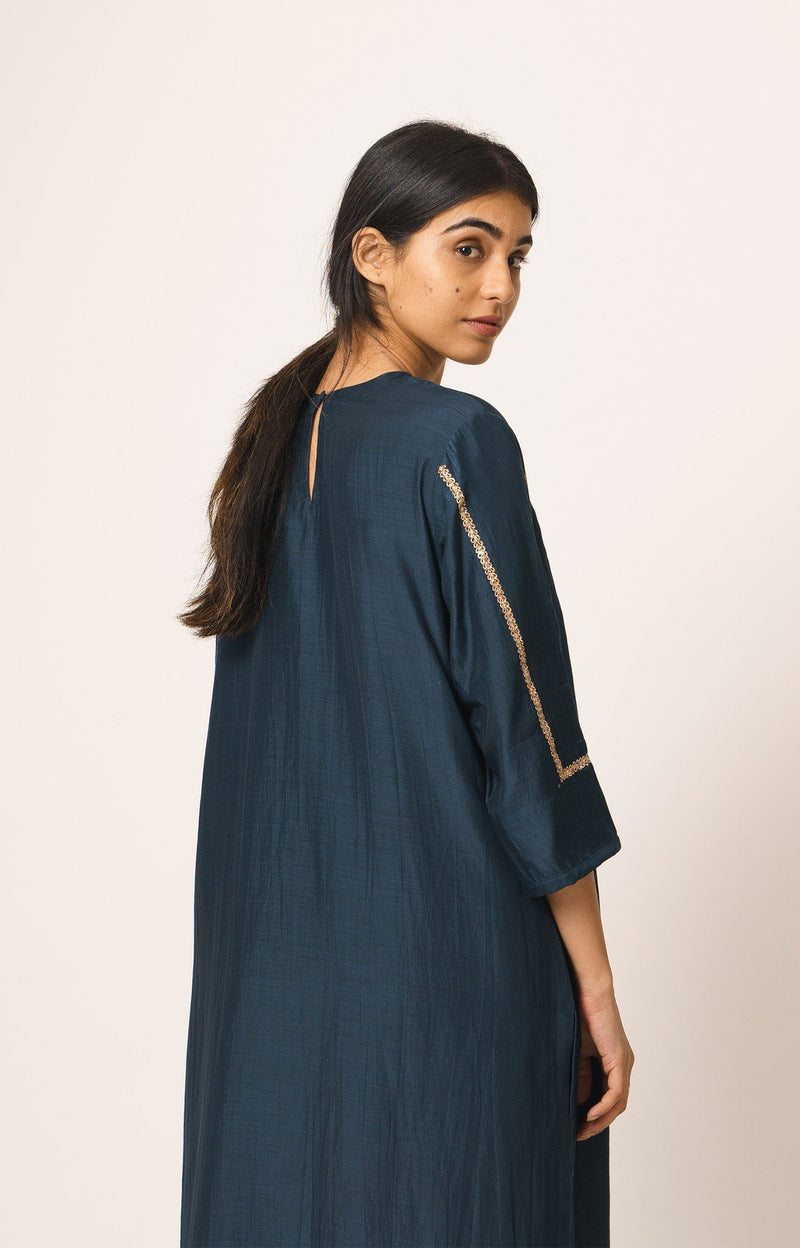 Indigo Aayat Kurta and Pant Set Fashion DOT