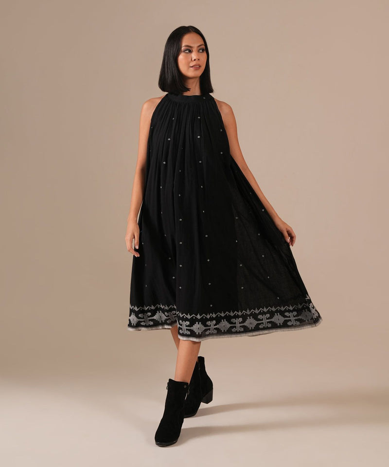 Ink Dress 100% cotton by Indigo Dreams for women Worldwide