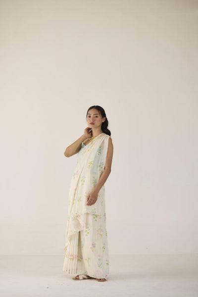 Sun Kissed Valley Silk and Cotton Chanderi Sari