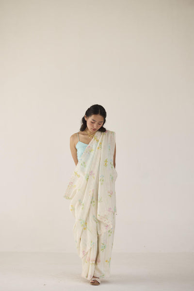 Sun Kissed Valley Silk and Cotton Chanderi Sari