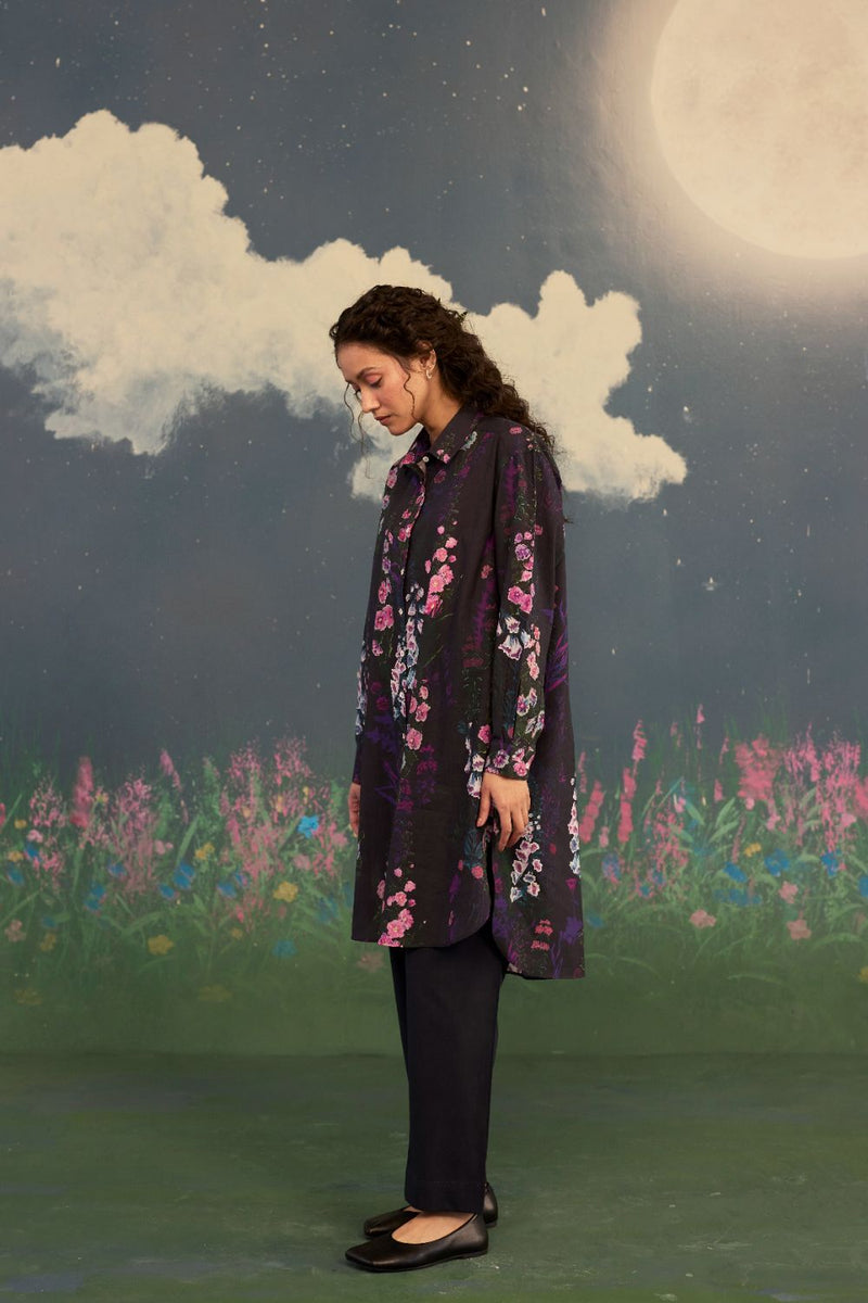 Foxglove Shirt Kurta Set Cotton cotton by Nadiya Paar for women Worldwide
