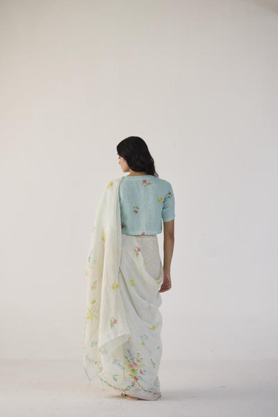 River Bank Linen Sari