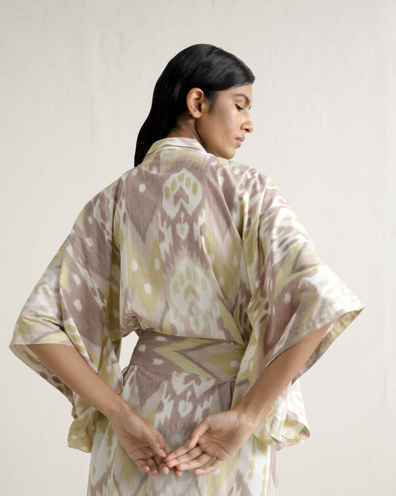 KIMO UNISEX DRESSING ROBE 100% cotton by Ituvana for women Worldwide