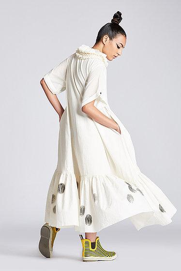 Ivory Dress by Chola for women Worldwide