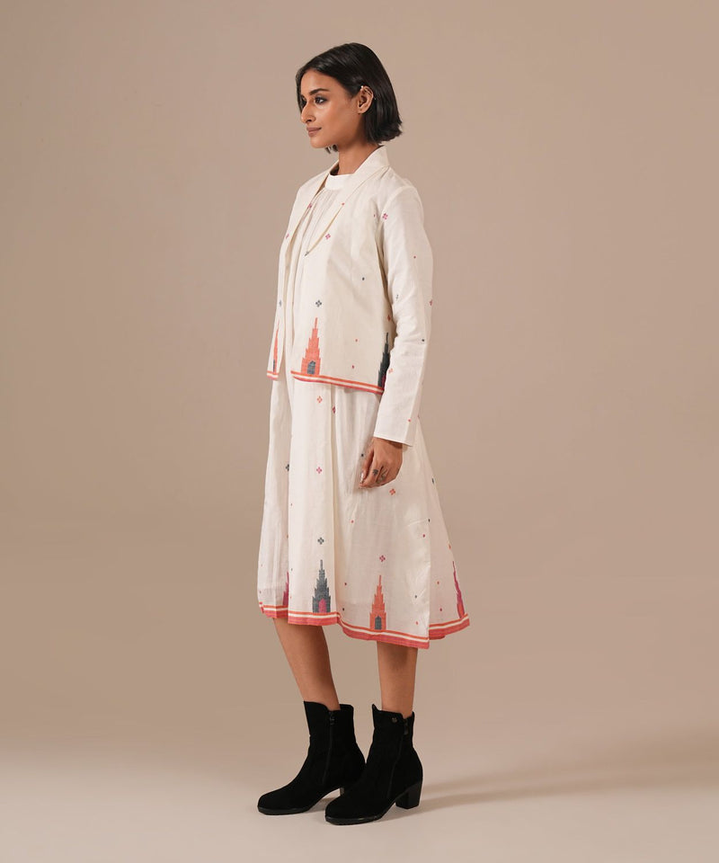 IVORY NOVA SET 100% cotton by Indigo Dreams in white color for women Worldwide