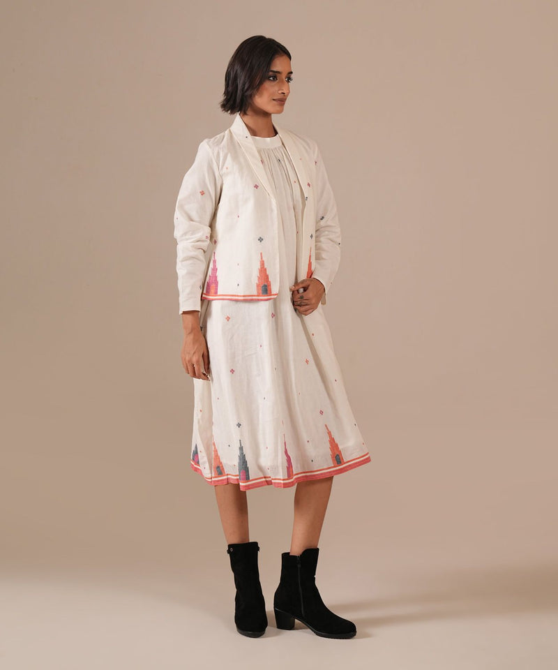 IVORY NOVA SET 100% cotton by Indigo Dreams in white color for women Worldwide