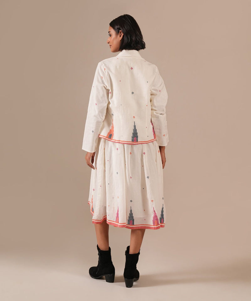IVORY NOVA SET 100% cotton by Indigo Dreams in white color for women Worldwide
