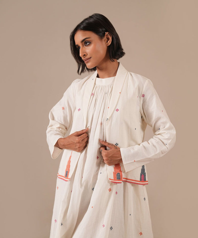 IVORY NOVA SET 100% cotton by Indigo Dreams in white color for women Worldwide