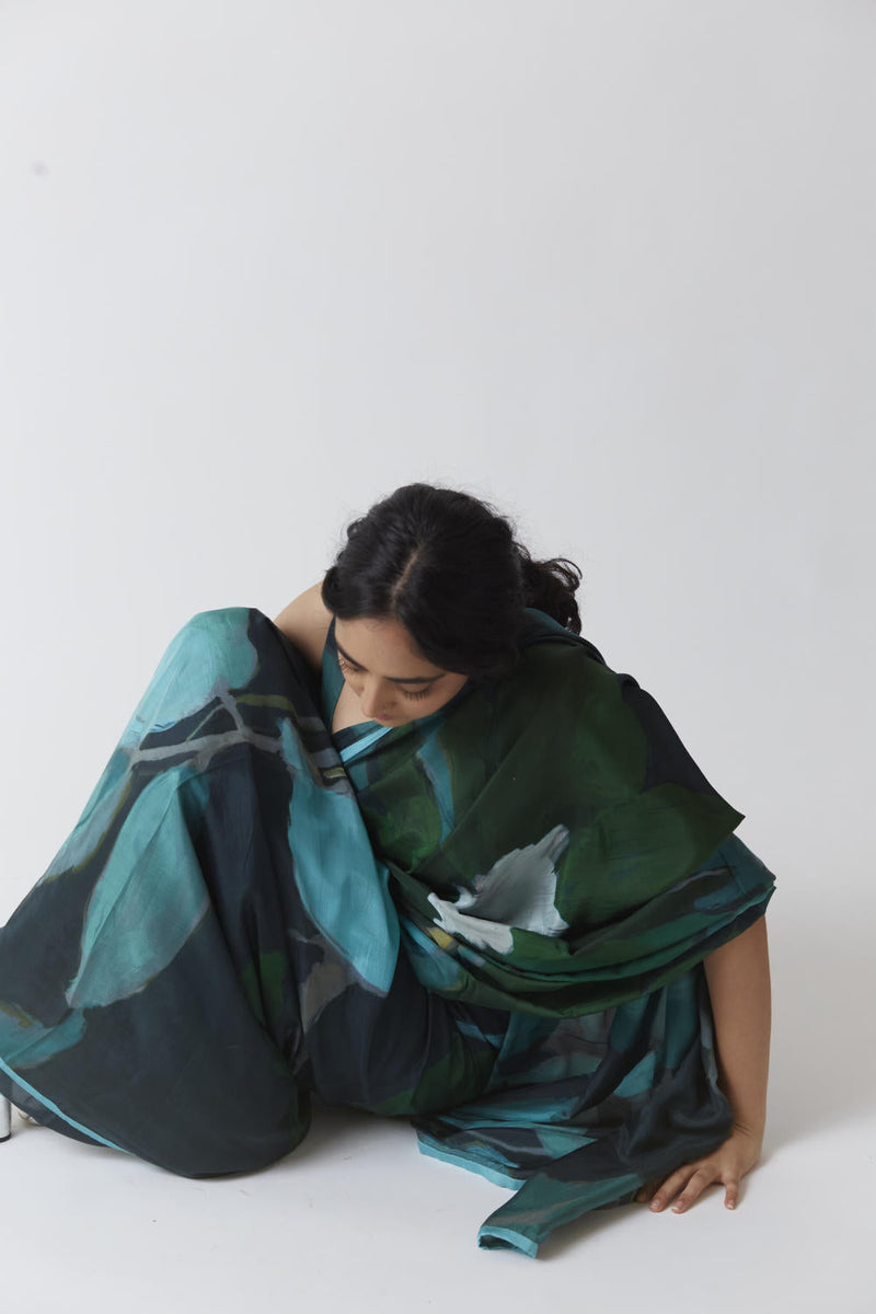JADE SILK SAREE Sarees by Yam for women Worldwide
