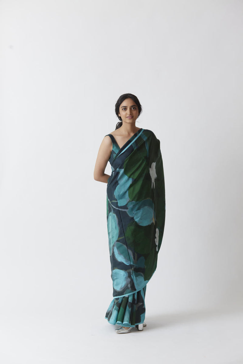 JADE SILK SAREE Sarees by Yam for women Worldwide