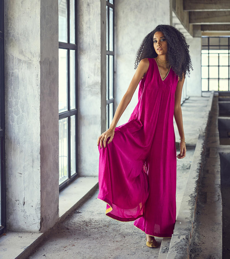 Jamun Jumpsuit Indo-Western Wear,Jumpsuits by Khara Kapas for women Worldwide