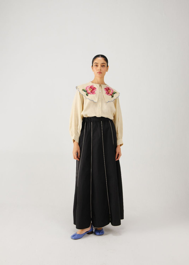 Julia set-Ivory rose emb. cotton by CORD for women Worldwide