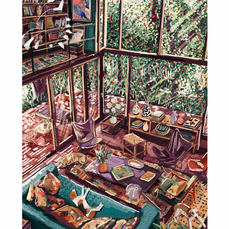 Jungle homes and sleeping dog Art Namrata Kumar