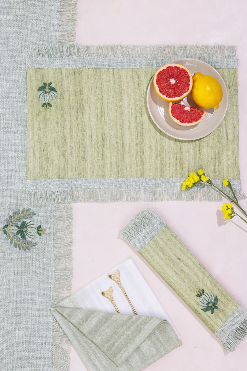 Juniper Table Runner linen by Gado Living for Worldwide