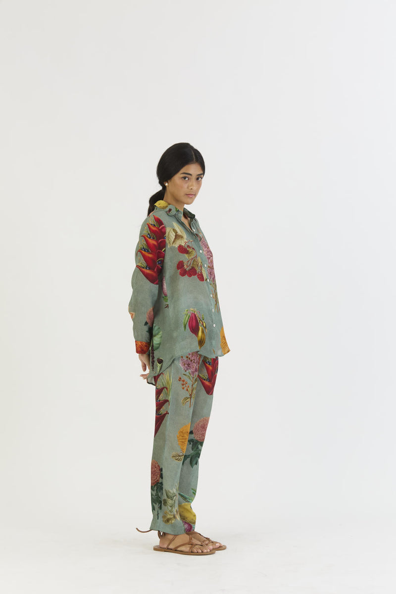 JUNIPER CO-ORD by Yam in blue color for women Worldwide