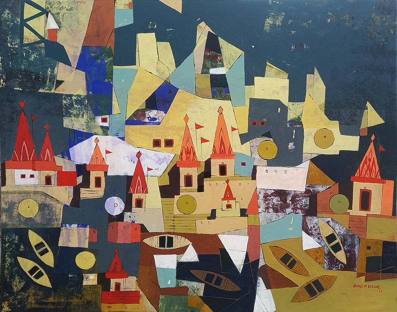 Varanasi-60 x 48 inches