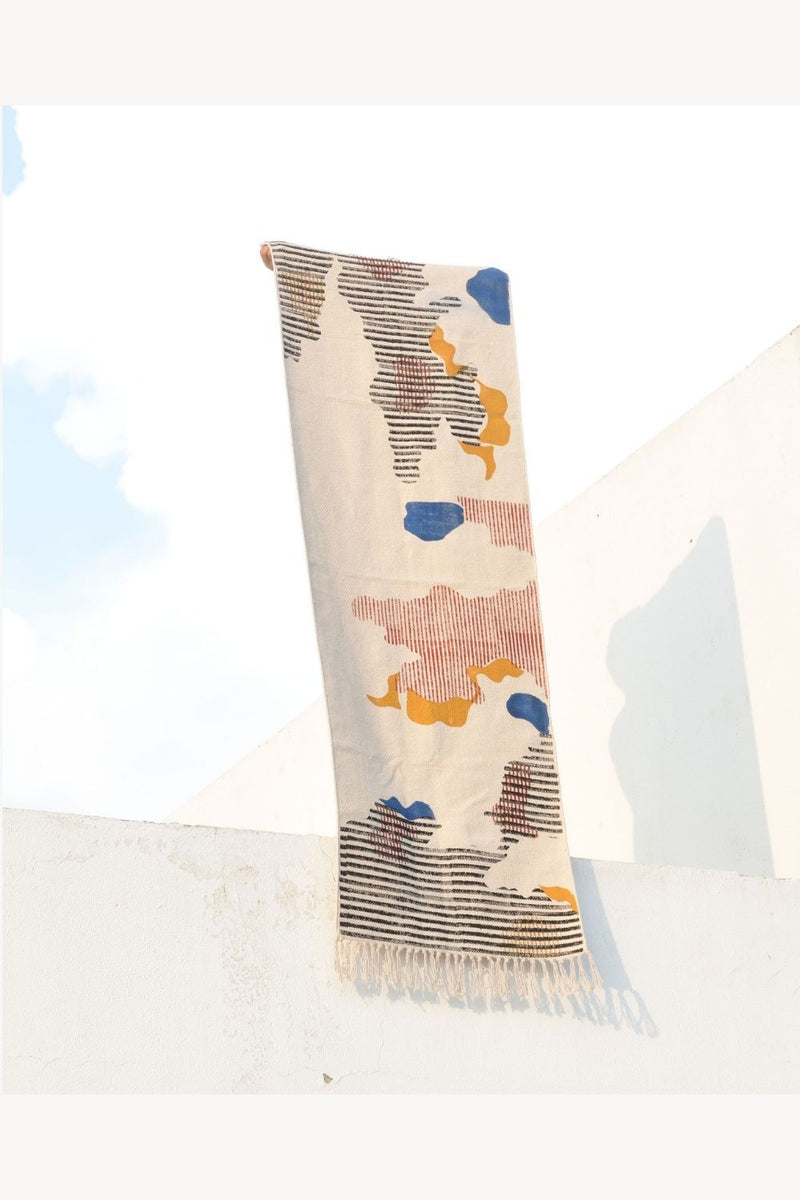 KHURI BED SIDE RUNNER linen by Rias for Worldwide