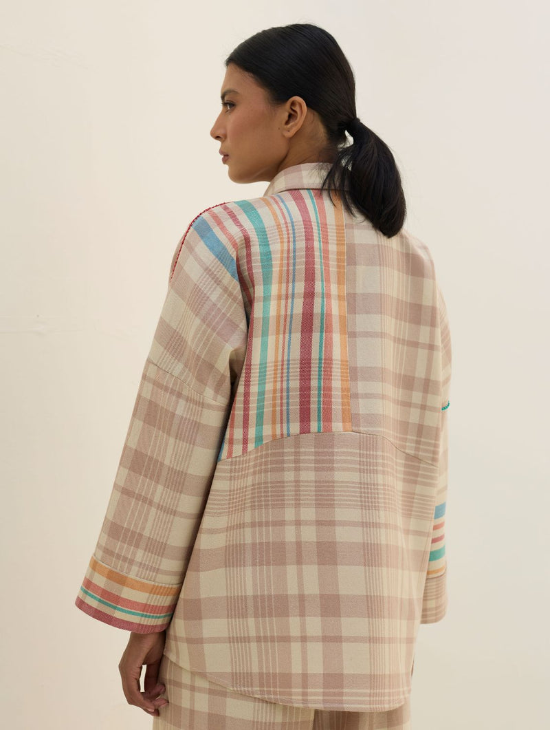 Ellen Dolman Sleeve Shirt - Beige by Manan in beige color for women Worldwide