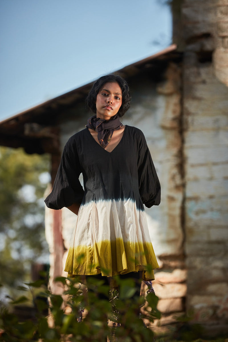 Mountain mist dress cotton by Khara Kapas in multi for women Worldwide