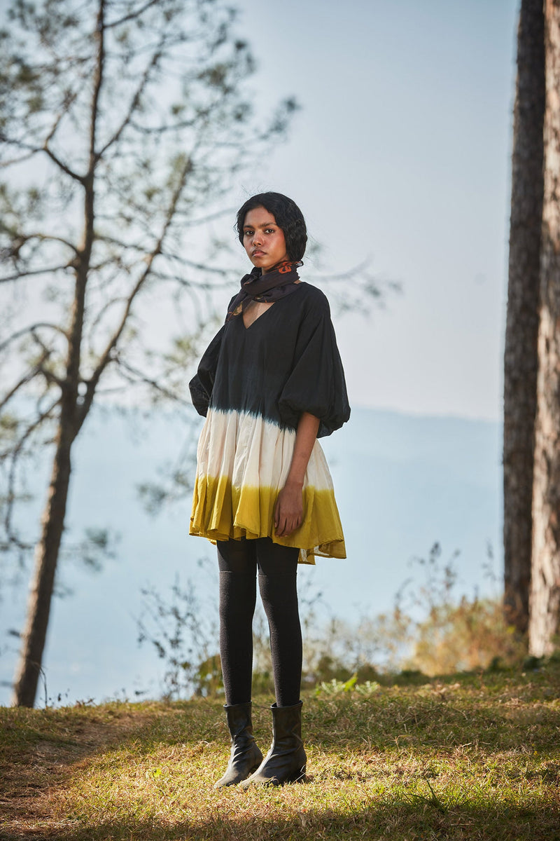 Mountain mist dress cotton by Khara Kapas in multi for women Worldwide
