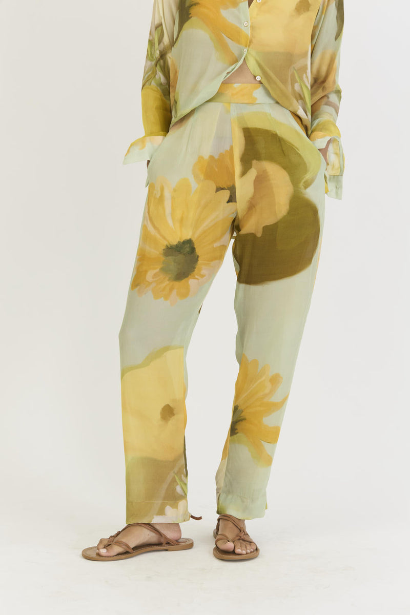 LEMONADE CO-ORD by Yam in yellow color for women Worldwide