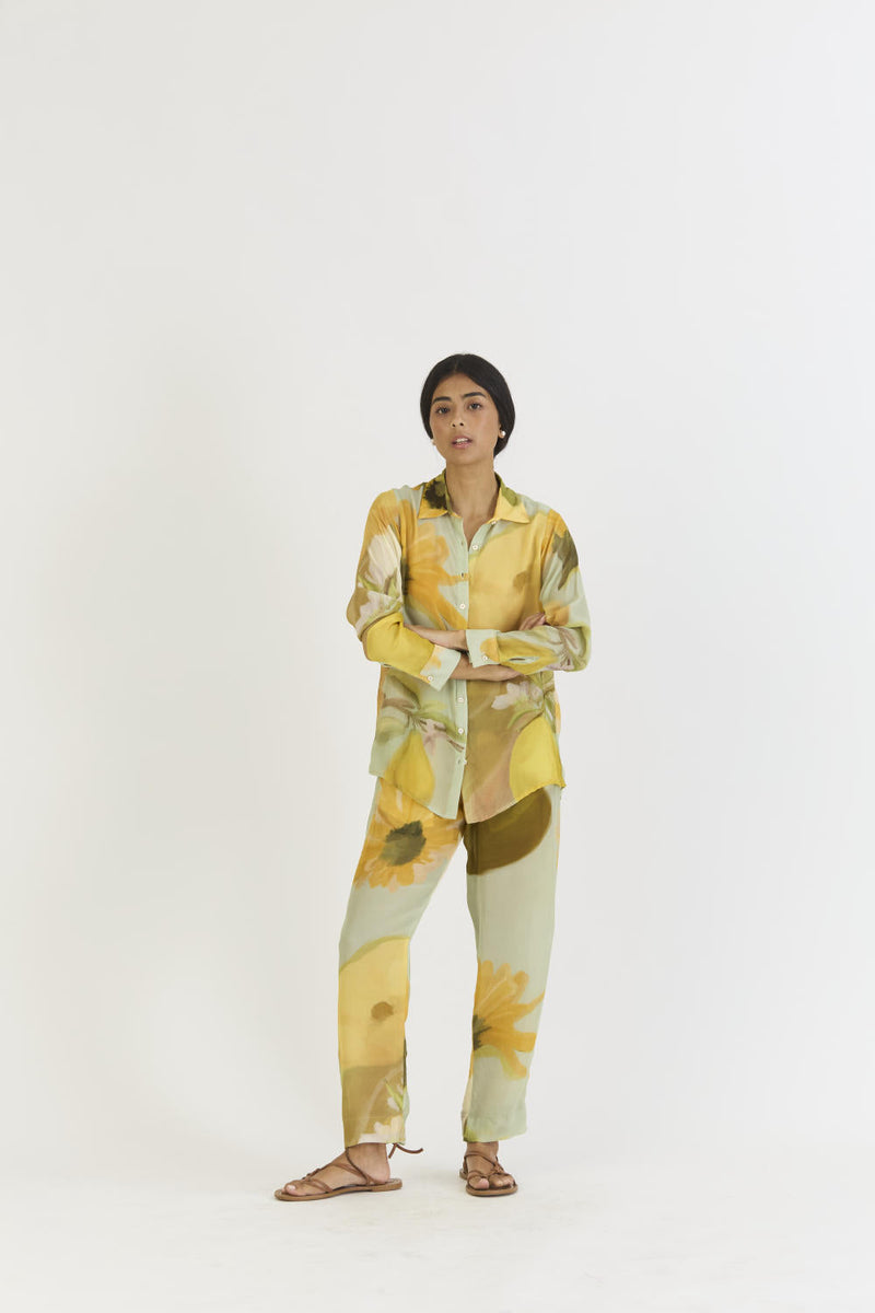 LEMONADE CO-ORD by Yam in yellow color for women Worldwide