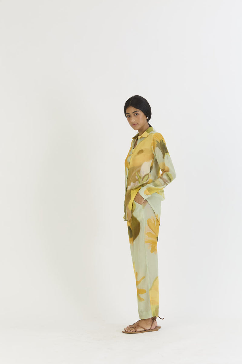 LEMONADE CO-ORD by Yam in yellow color for women Worldwide