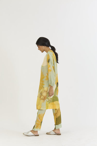 LEMONADE SILK KURTA SET