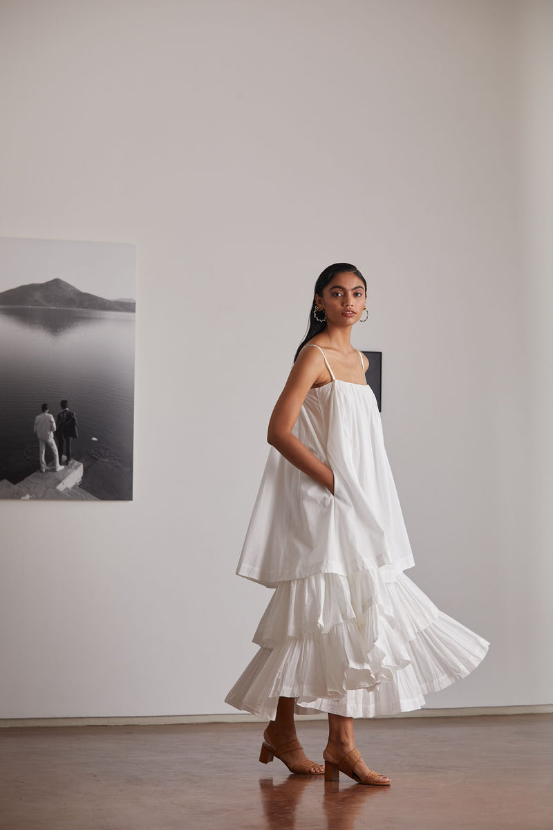 Lev Dress by The Summer House in white color for women Worldwide