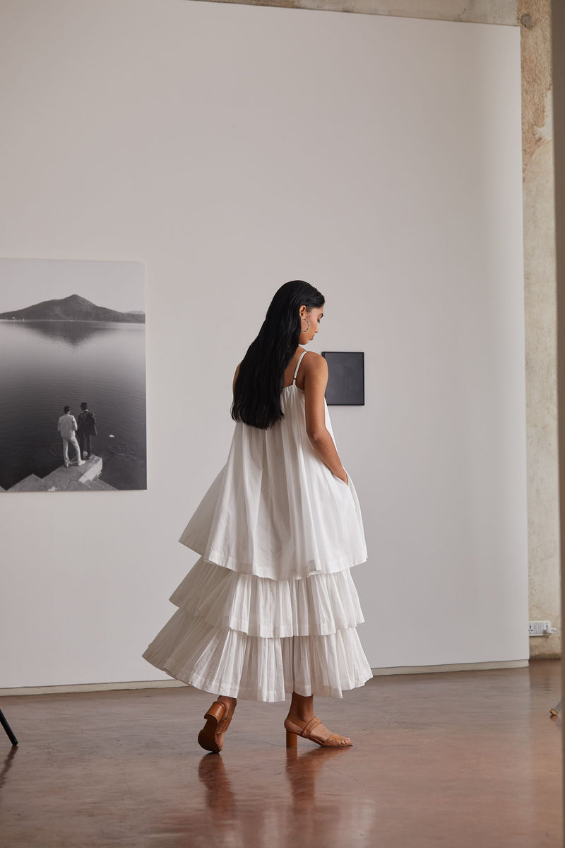 Lev Dress by The Summer House in white color for women Worldwide