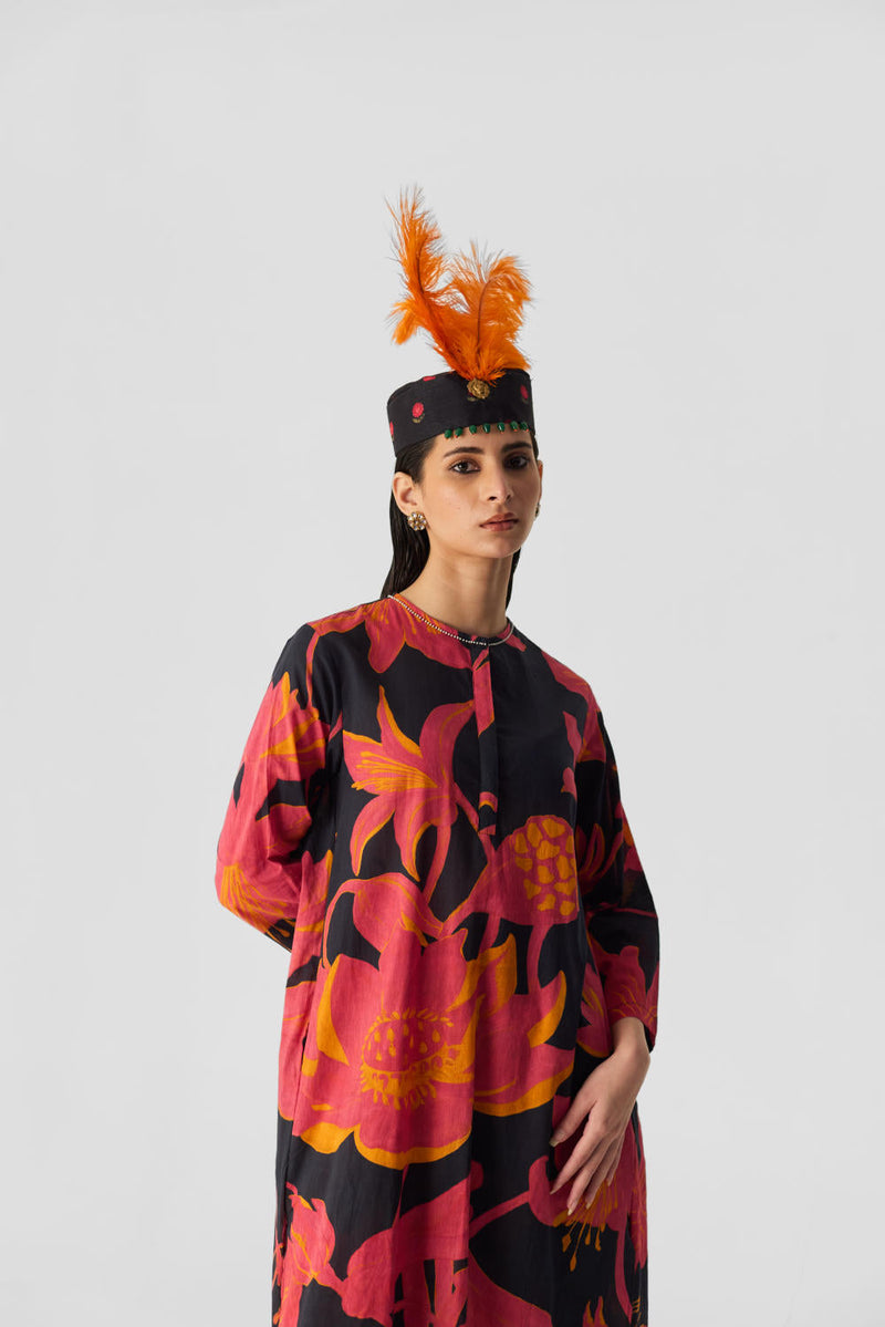 LIAN COTTON KURTA SET cotton by Yam in multi color for women Worldwide