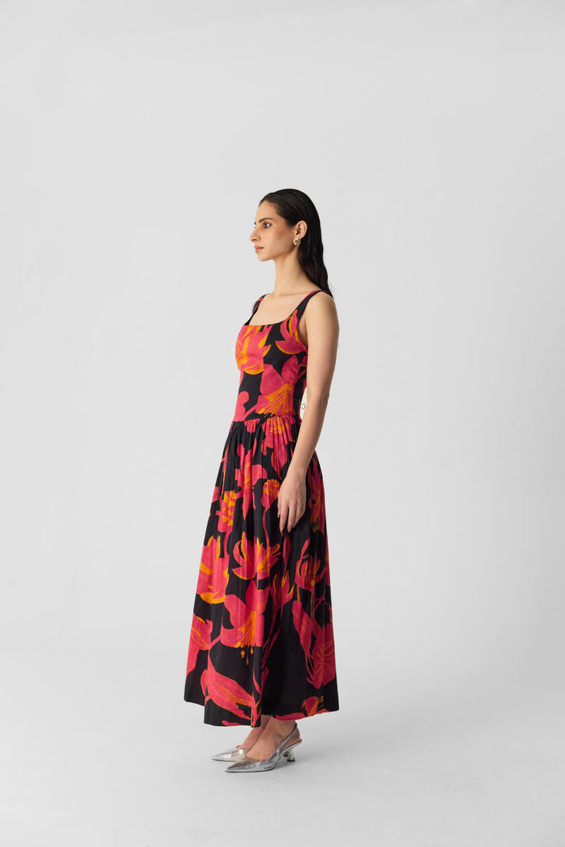 LIAN DRESS satin by Yam in multi color for women Worldwide