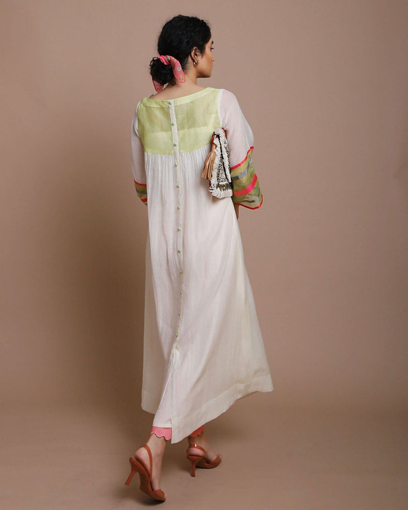 Life in Pink Center Puckering Kurta Kurta Sets by Rajiramniq for women Worldwide