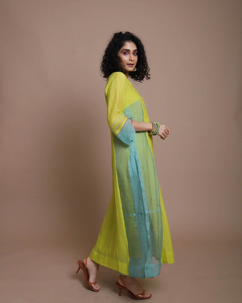 Life In Pink Yoke flower sleeves kurta set Co-ord Set,Kurta Sets by Rajiramniq for women Worldwide