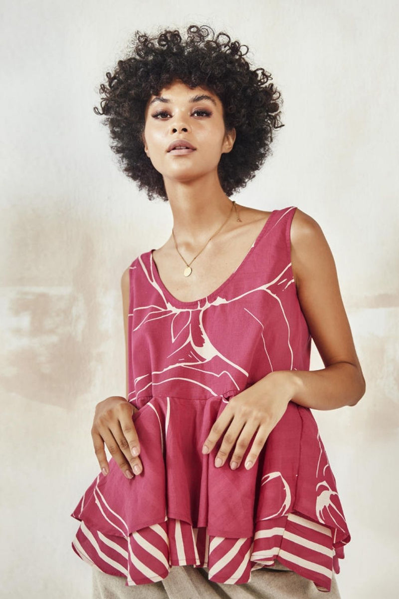 Life Of Tulip Top by Khara Kapas for women Worldwide