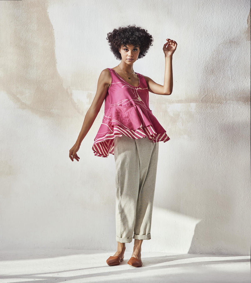 Life Of Tulip Top by Khara Kapas for women Worldwide